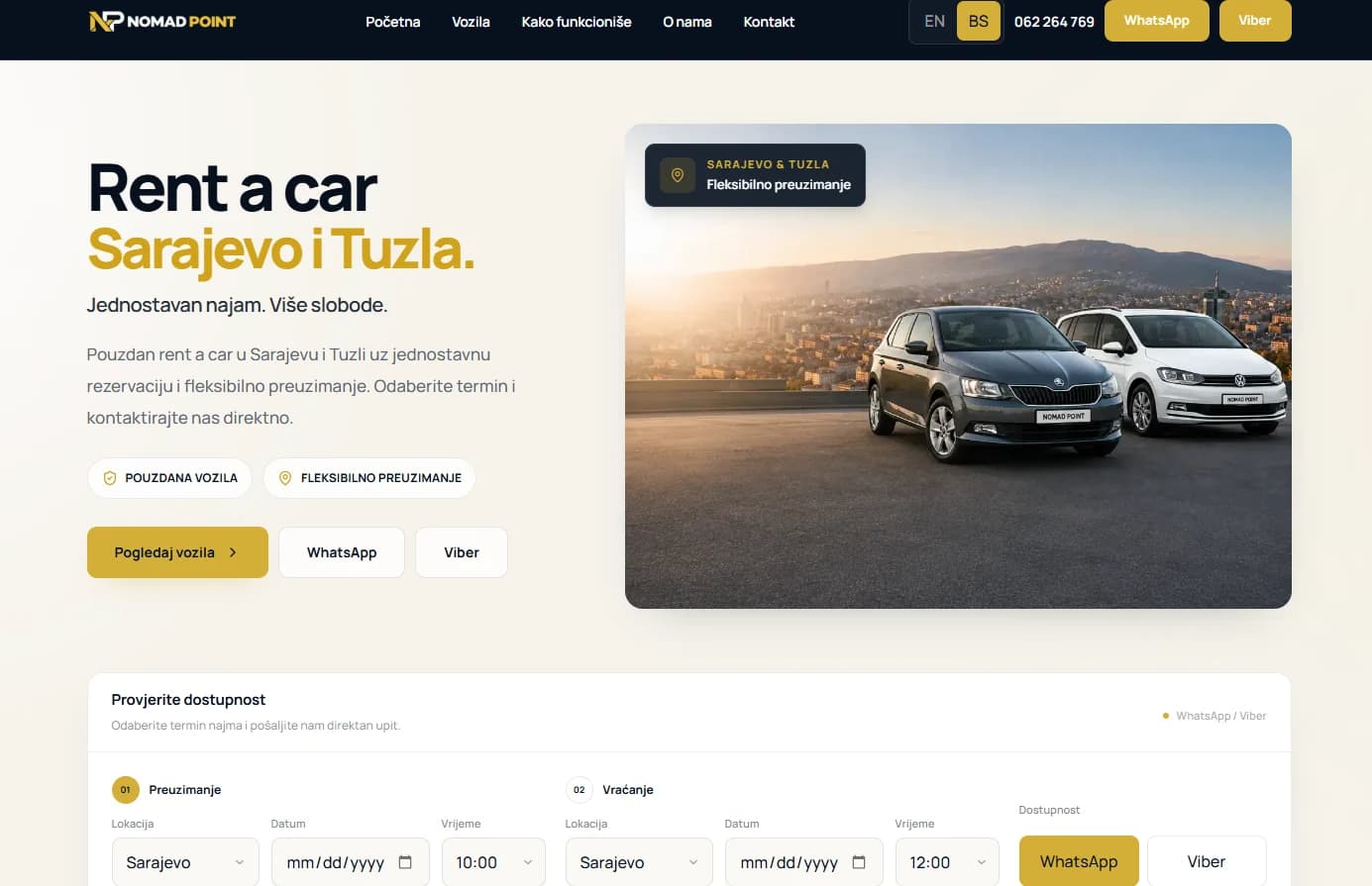 Nomad Point website preview